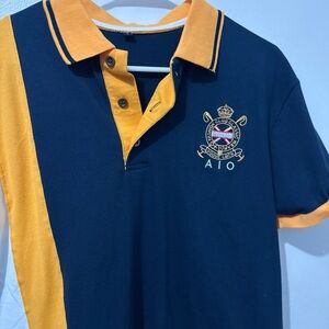 Navy and Yellow Polo Shirt
